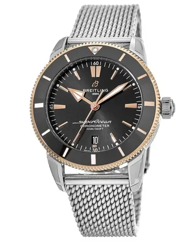 Authentic Breitling Superocean Heritage Automatic 44 Watch, Model: UB203012/BG52/154A UB2030121B1A1 (black, arb12766)