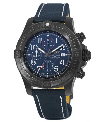 Breitling Super Avenger Chronograph 48 Night Mission Blue Dial - Model V13375101C1X2 (blue, arb12875)