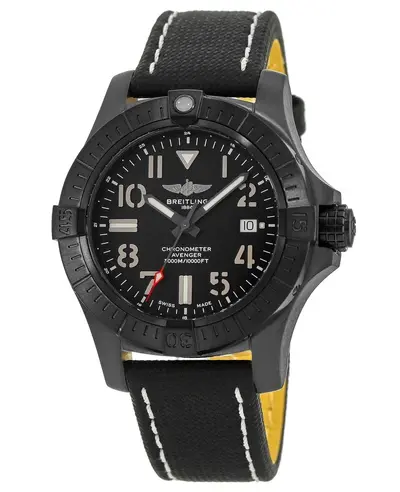Breitling Avenger Automatic 45 Seawolf Night Mission Titanium Men's Watch Model V17319101B1X1 (black, arb12876)