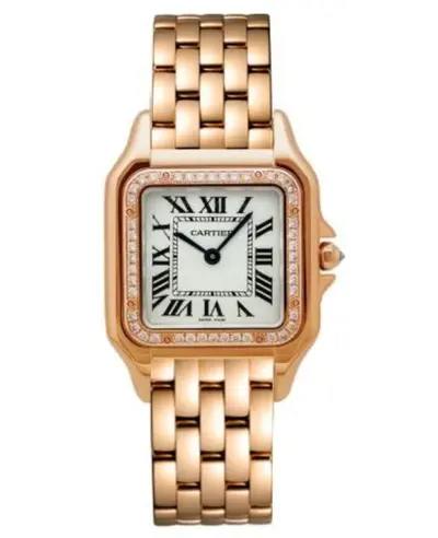 Cartier Panthere de Cartier Medium Pink Gold Watch wjpn0009 (arb16042)